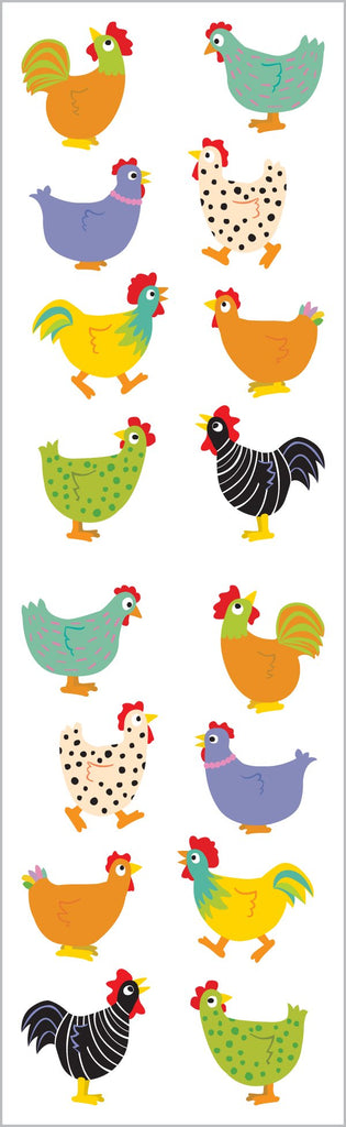 Chubby Chickens Stickers