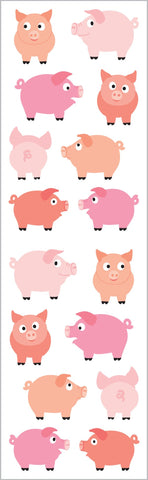 Chubby Pigs Stickers