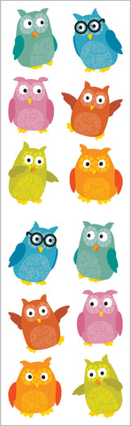 Chubby Owls Stickers