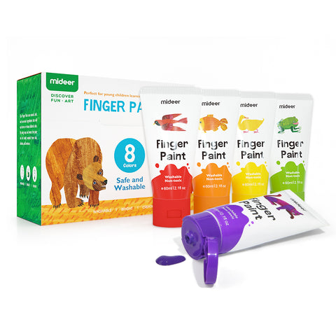 Mideer x Eric Carle Finger Paint 8 Colors