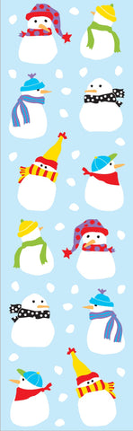 Tiny Snowmen Stickers