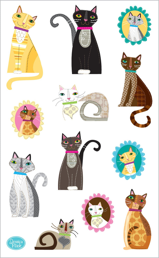 Crafty Cats Stickers