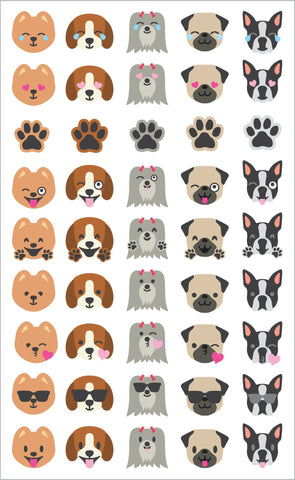 Dog Emotions Stickers