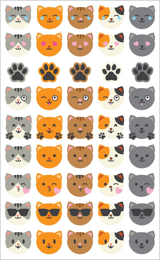 Cat Emotions Stickers