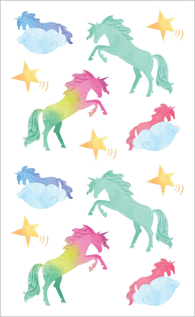 Watercolor Unicorns Stickers