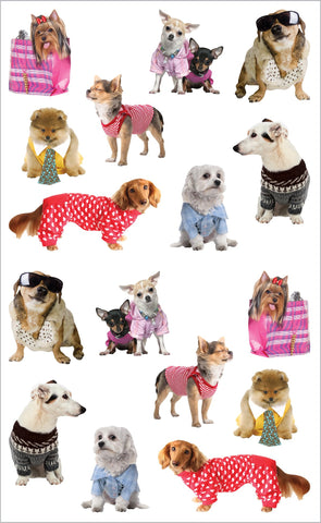 Pampered Dogs Stickers