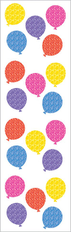 Sparkle Small Balloon Stickers