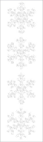 Sparkle Snowflake Stickers