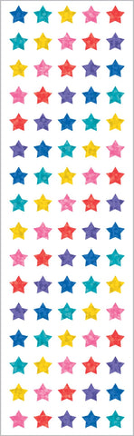Sparkle Multi Micro Star Stickers