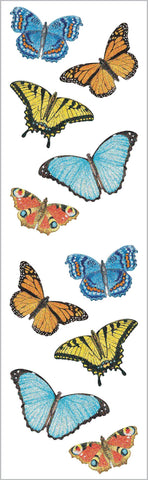 Sparkle Butterflies Stickers