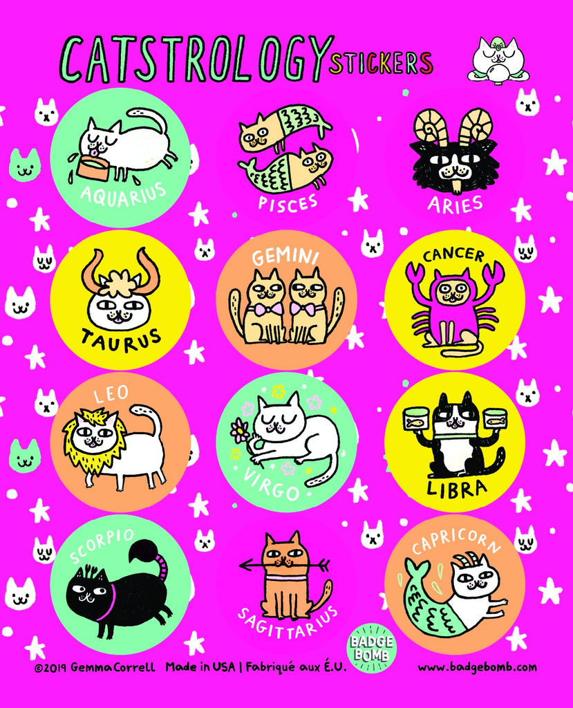 Catstrology Stickers