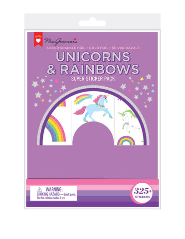 Unicorns & Rainbows Super Sticker Pack