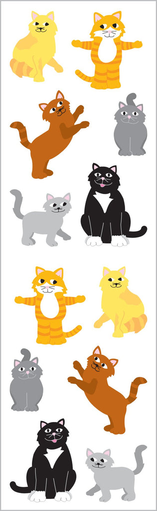 Playful Cats Stickers