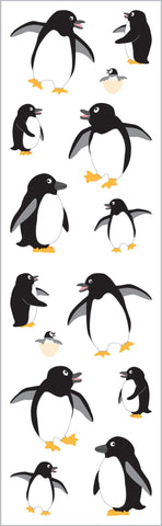 Playful Penguins Stickers