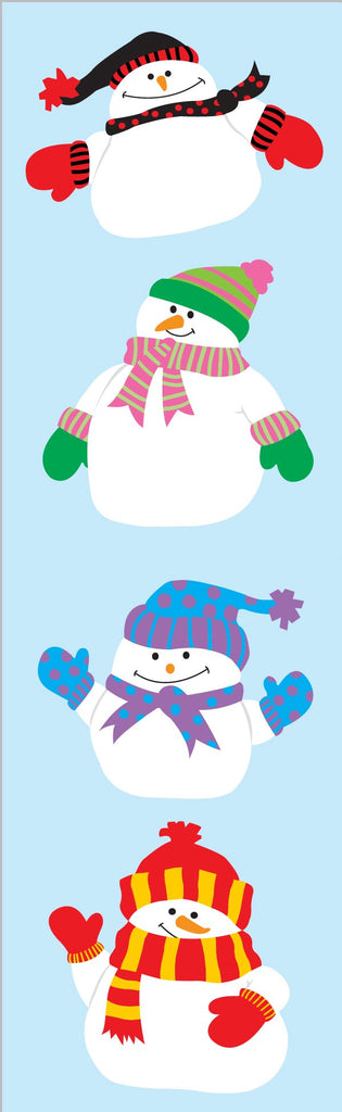 Happy Snowmen Stickers