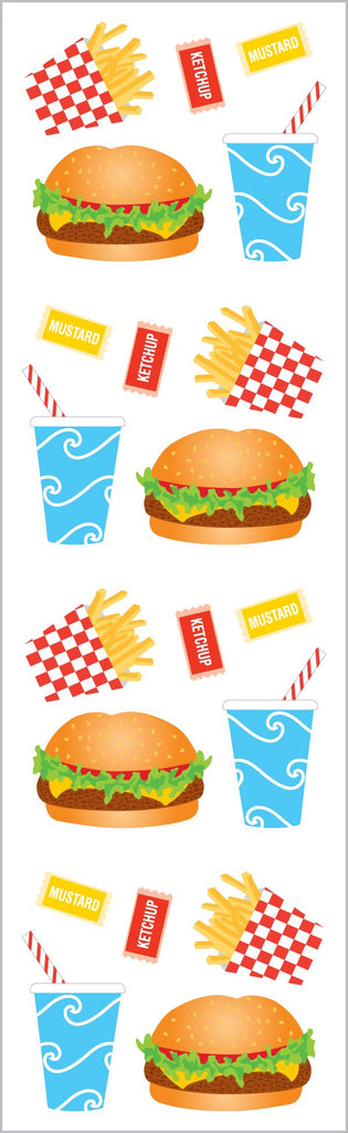 Burger & Fries Stickers