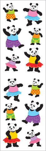 Playful Pandas Stickers