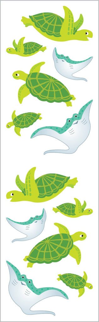 Playful Turtles & Friends Stickers