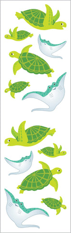 Playful Turtles & Friends Stickers