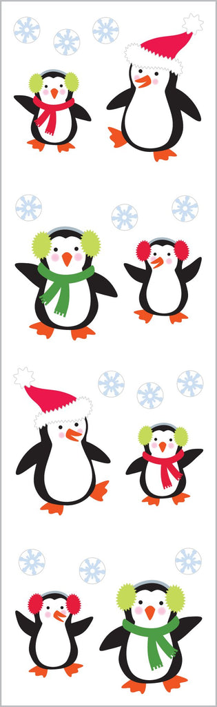 Christmas Penguins Stickers