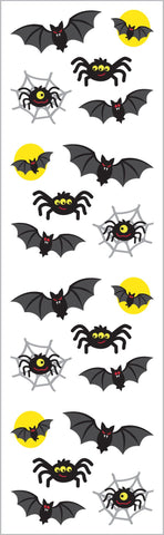 Bats & Spiders Stickers