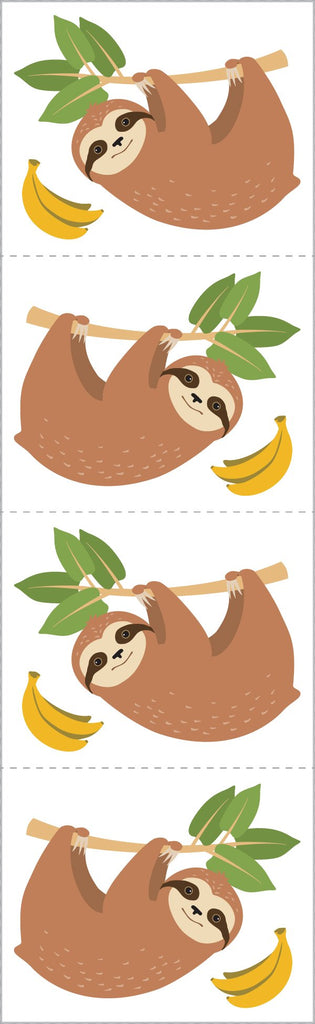 Cheerful Sloths Stickers