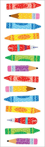 Pencils & Pens, Sparkle Stickers