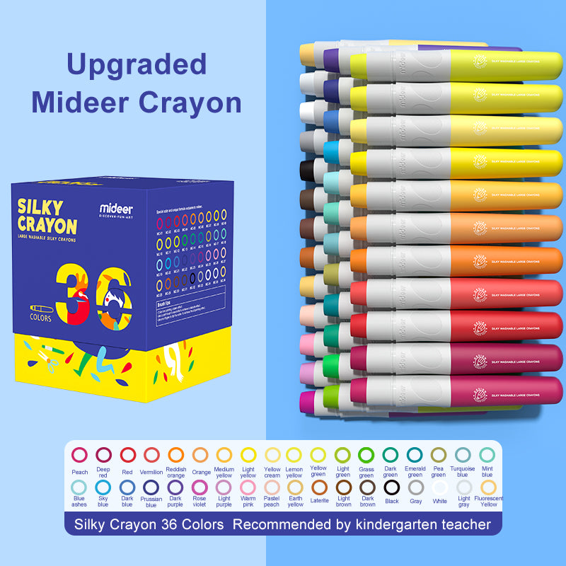 Mideer Silky Crayons