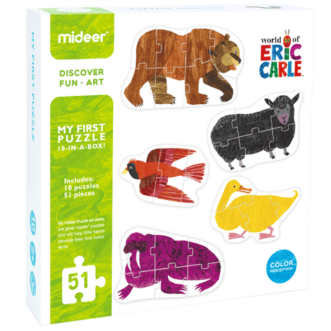 Mideer x Eric Carle My First Puzzle 10-in-a-Box
