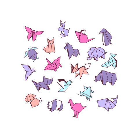 Origami Sticker Flakes