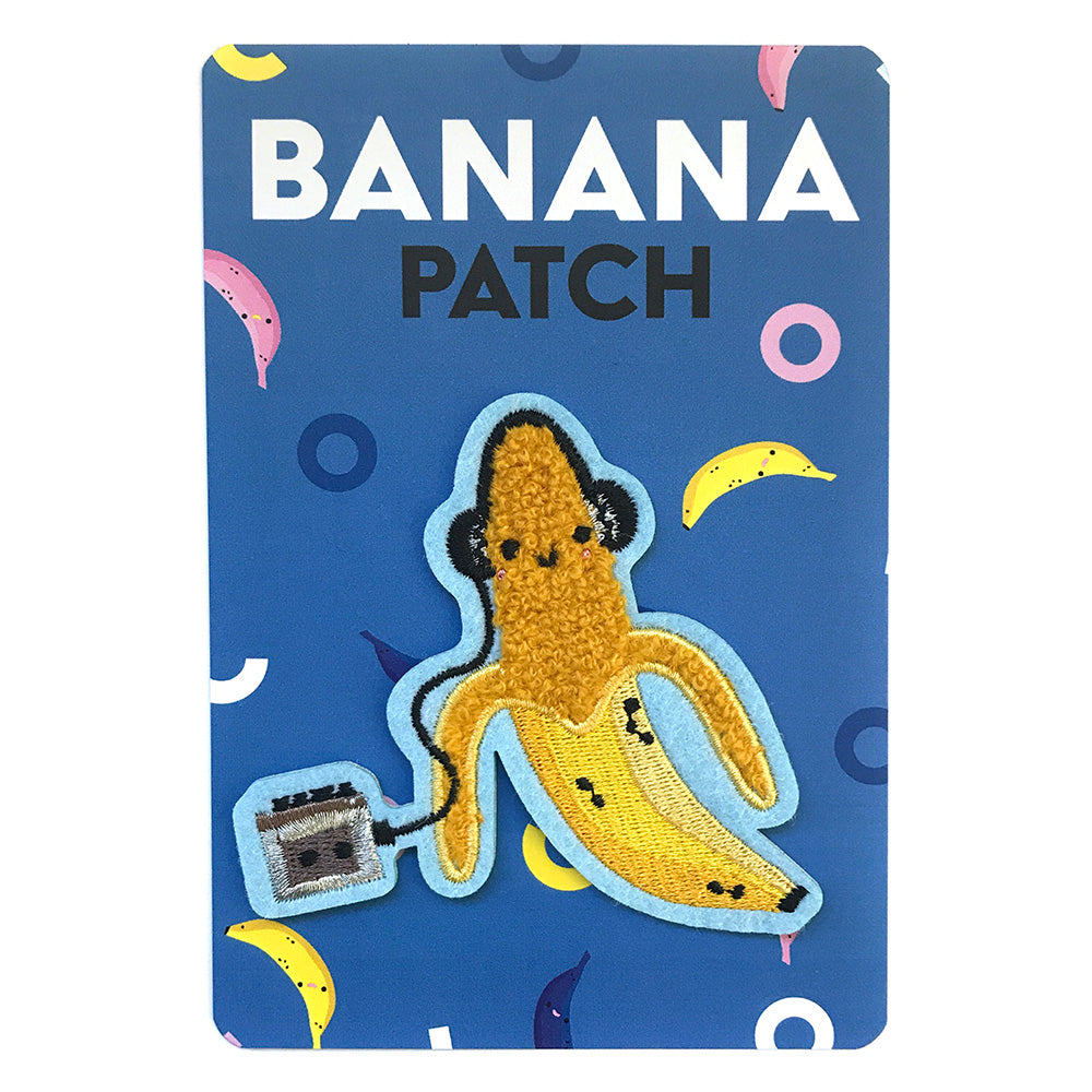 Chenille Banana Rocker Patch