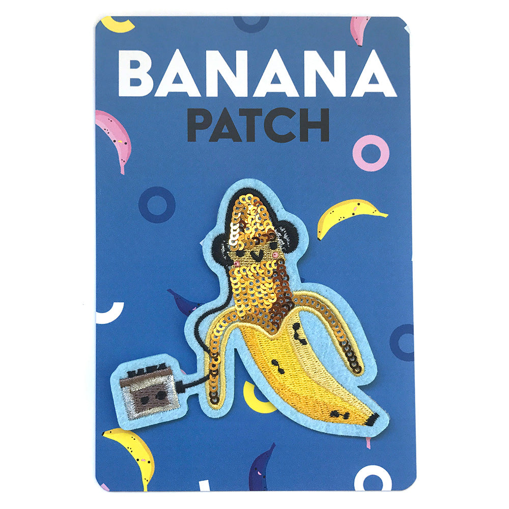 Sequin Banana Rocker Patch