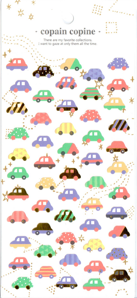 CC Cars Sticker Sheet