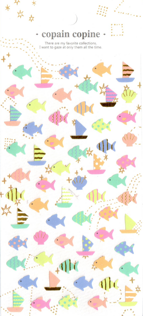 CC Fish Sticker Sheet