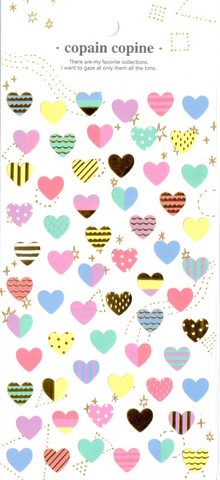 CC Hearts Sticker Sheet