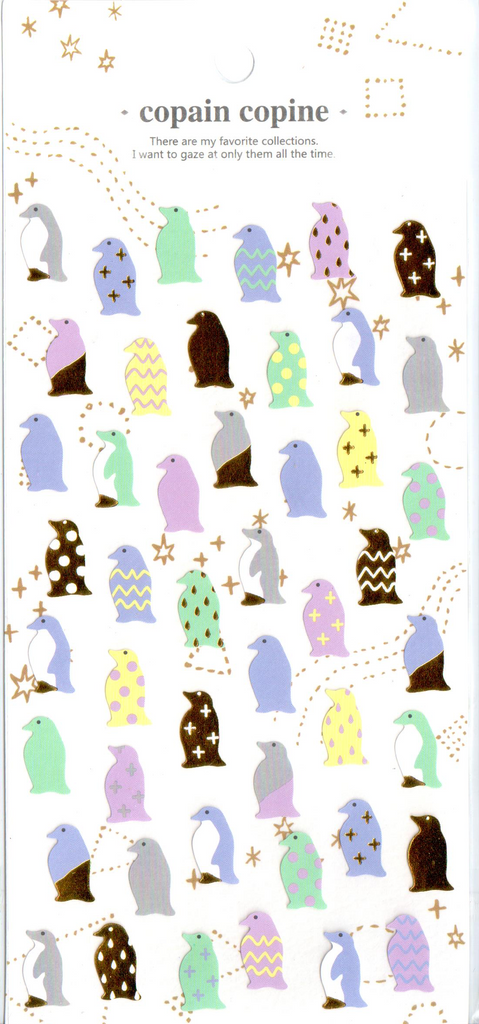 CC Penguins Sticker Sheet