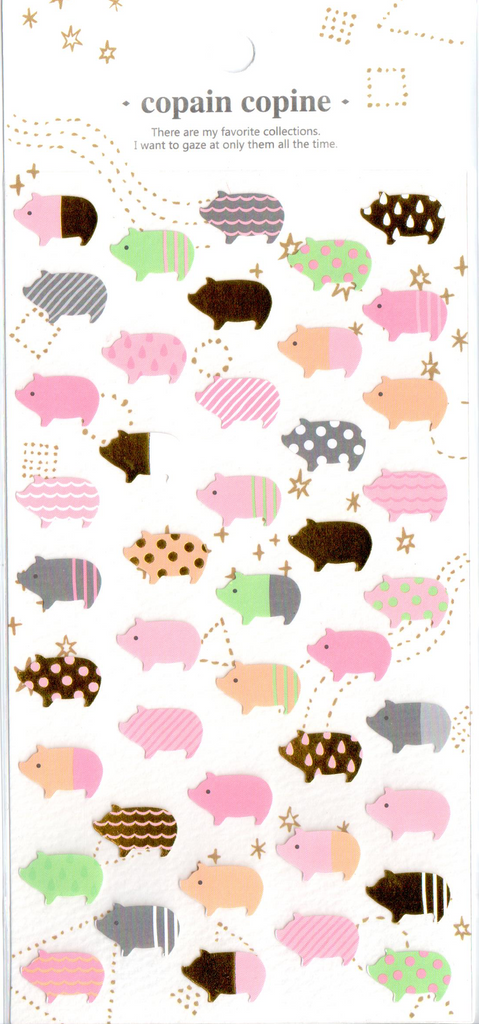 CC Pigs Sticker Sheet