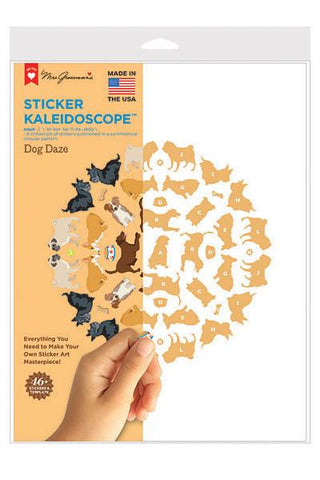 Dog Daze Sticker Kaleidoscope™