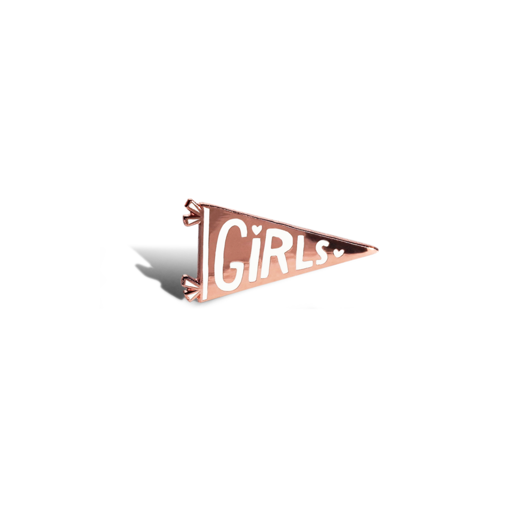 Girls Pennant Pin