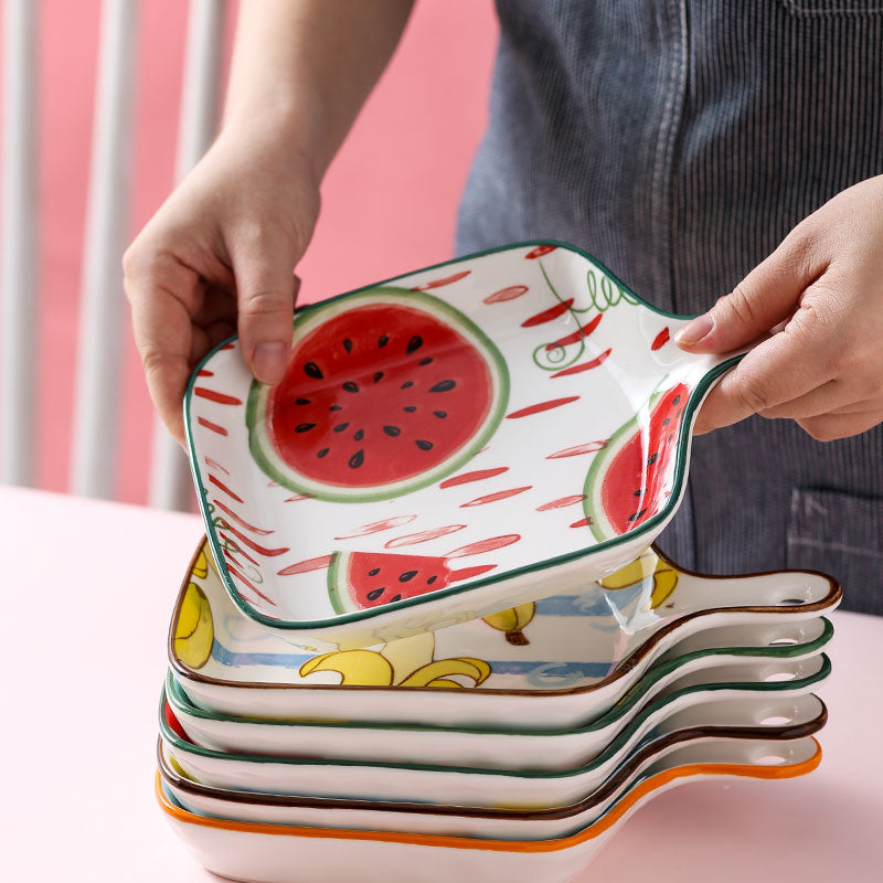 Fruity Baking Dishes (with Handle)