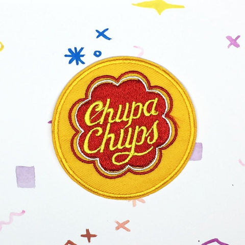 Yellow Chupa Chups Patch