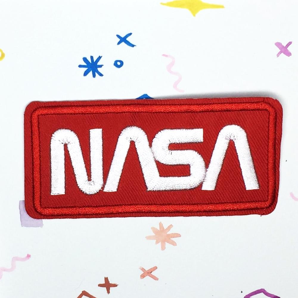 Red NASA Patch