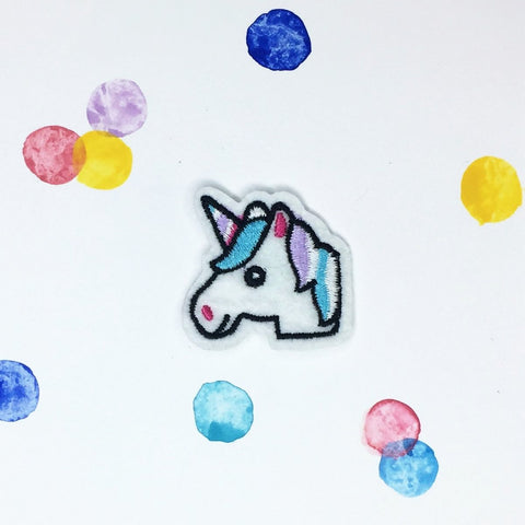 Small Unicorn Emoji Patch