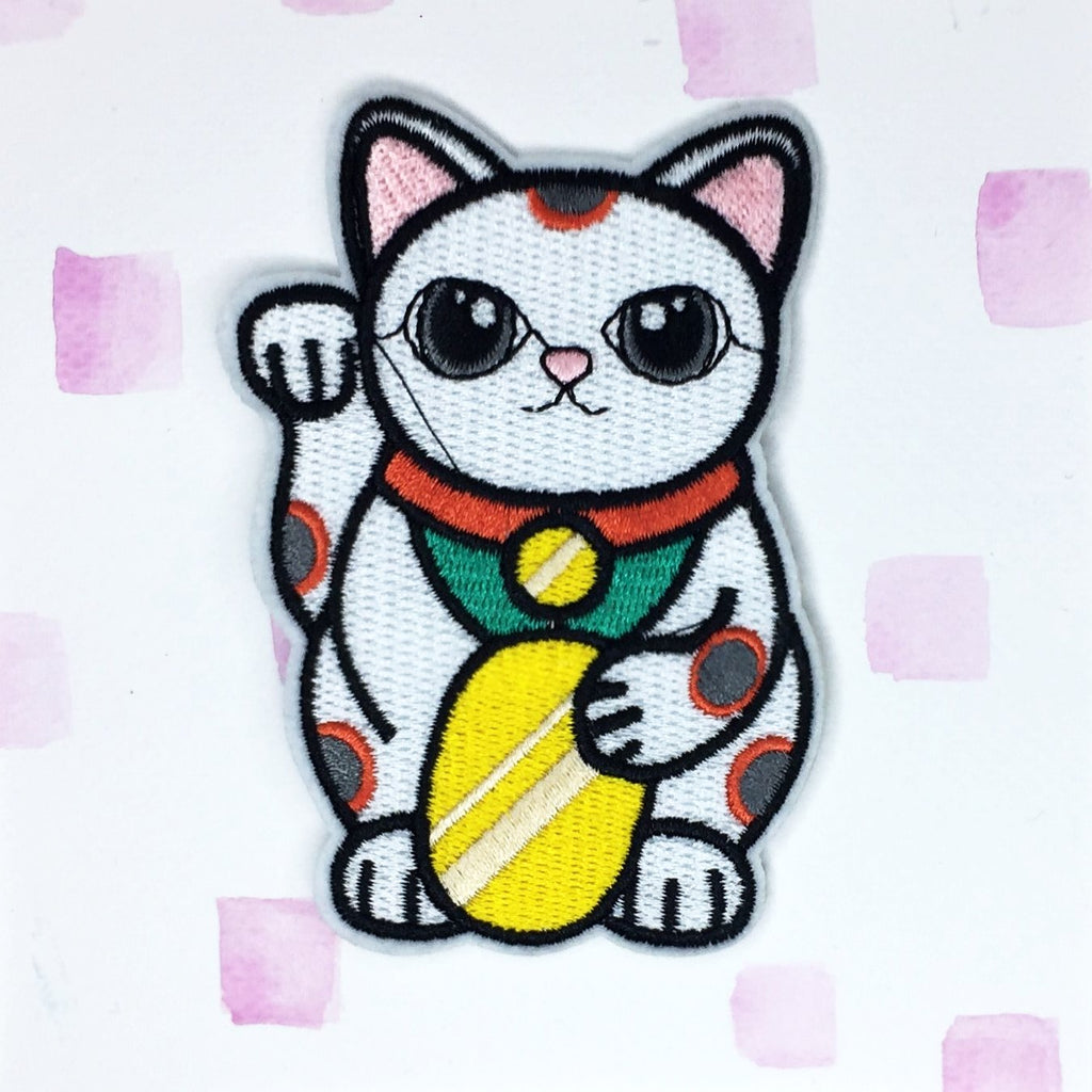 Large Lucky Cat Patch