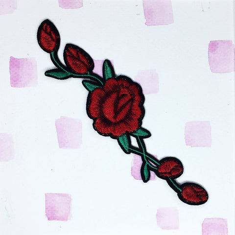 Red Rose Vine Patch