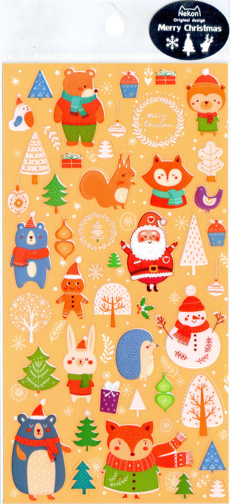 Nekoni Merry Christmas Sticker Sheet