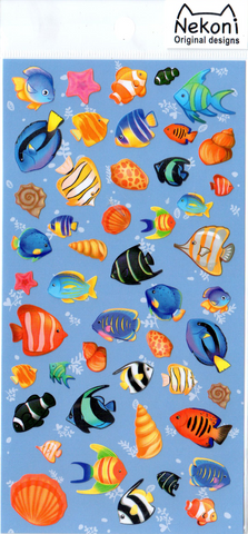 Nekoni Fish Sticker Sheet