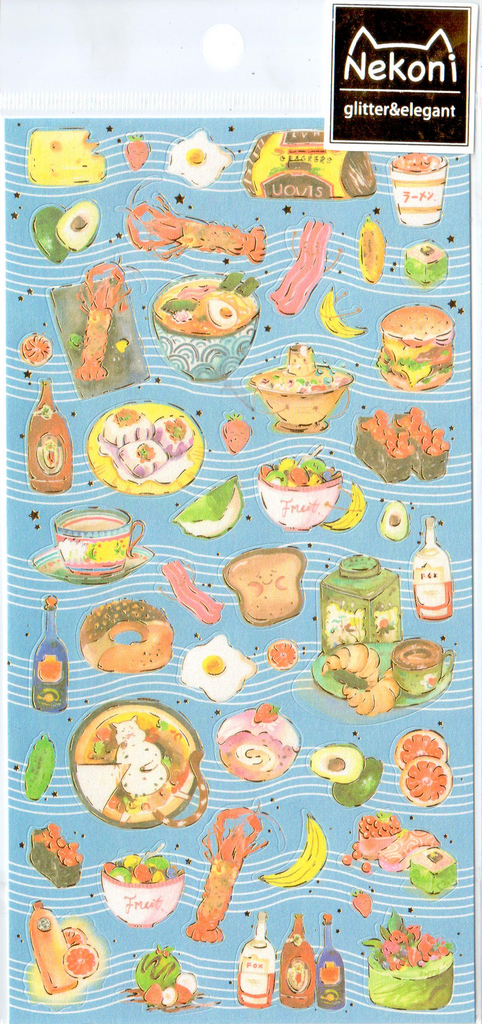 Nekoni Food Sticker Sheet