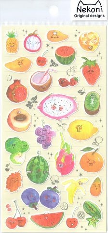 Nekoni Fruits Sticker Sheet