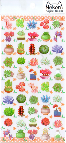 Nekoni Succulents Sticker Sheet